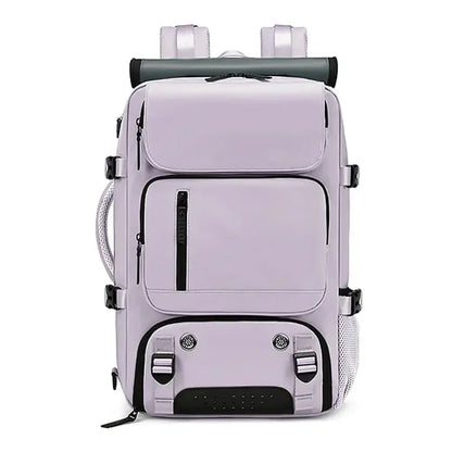 Lukarex – Large Waterproof Travel Backpack with USB Charging Port