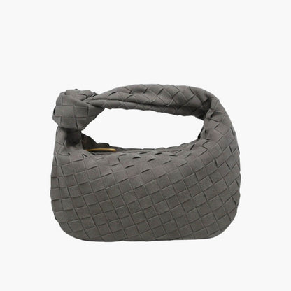 Lukarex – Women’s Mini Suede Shoulder Bag with Woven Knot Design